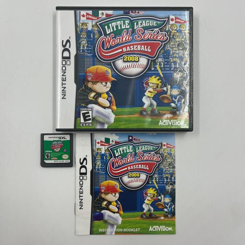 Little League World Series Baseball 2008 Nintendo DS Game + Manual 17m4