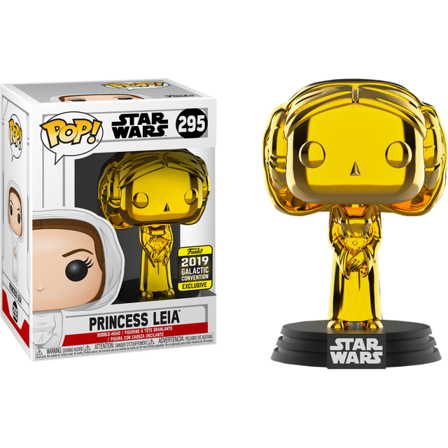 Star Wars Princess Leia Gold #295 Funko Pop Vinyl Figure