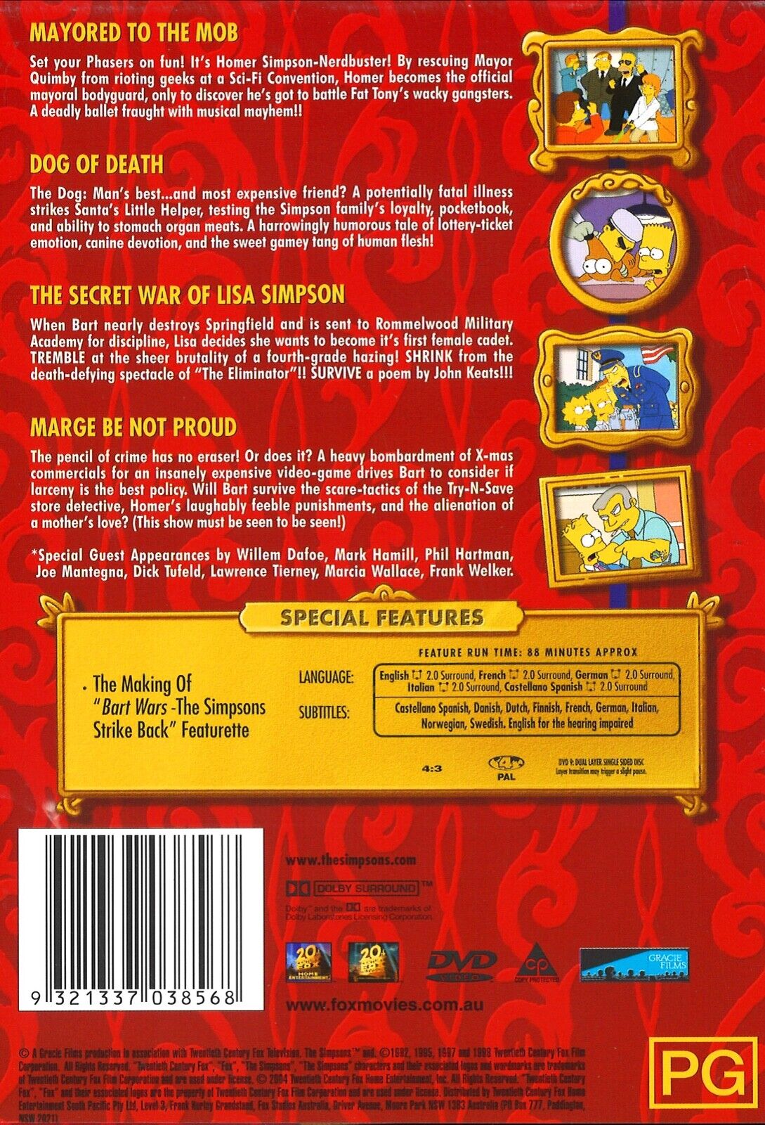 Bart Wars The Simpsons Strike Back Dvd
