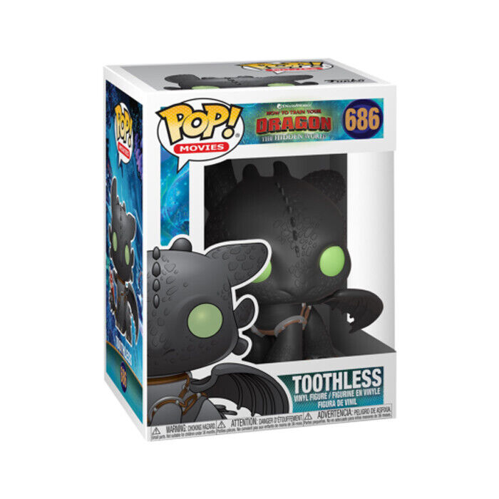 How to Train your Dragon Toothless #686 Pop Vinyl Figure