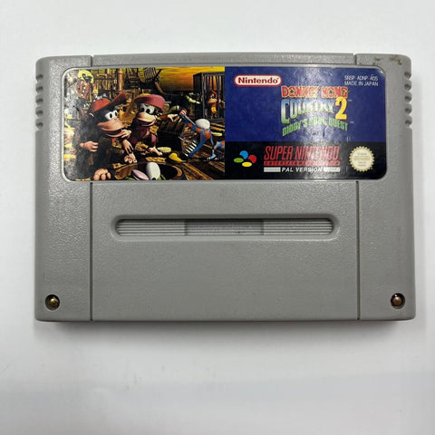 Donkey Kong Country 2 Super Nintendo SNES Game Cartridge PAL 17m4