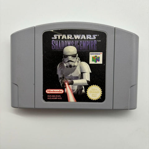 Star Wars Shadow Of The Empire Nintendo 64 N64 Game Cartridge PAL 17m4