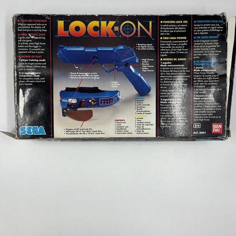 Sega Lock-On Light Gun Boxed