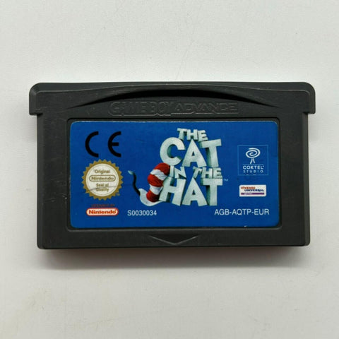 The Cat In The Hat Nintendo Gameboy Advance GBA Game Cartridge 17m4