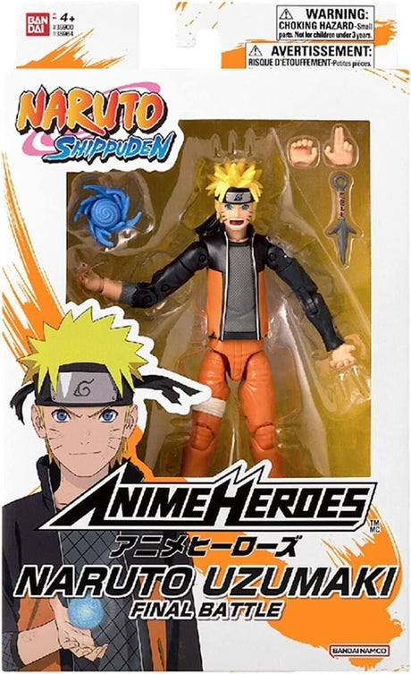 Naruto Shippuden Anime Heroes Uzumaki Naruto Action Figure