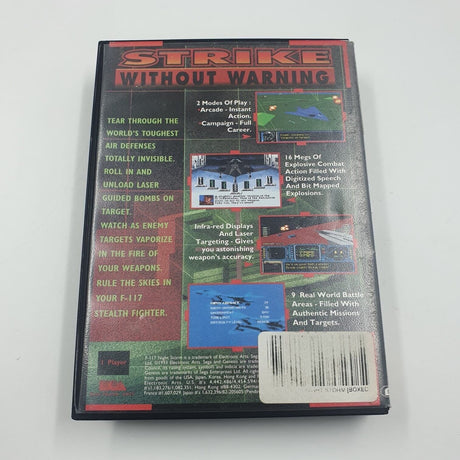 F-117 Night Storm Sega Mega Drive Game Boxed + Manual