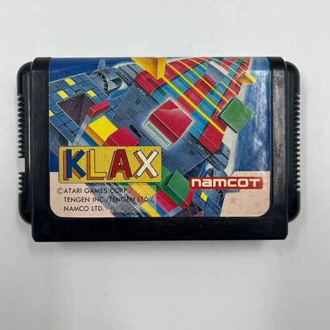 Klax Mega Drive Game Cartridge PAL 17m4