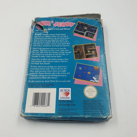 Tom & Jerry Nintendo Entertainment System NES Game Boxed PAL