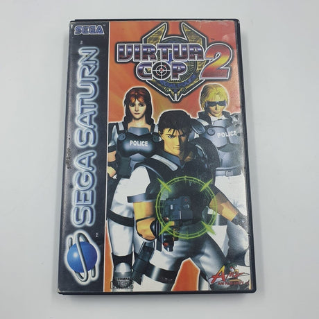 Virtua Cop 2 Sega Saturn Game Boxed PAL - Trippy Trades 
