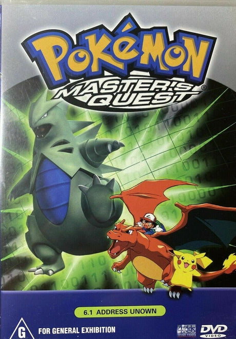 Pokemon Master's Quest Address unown Vol 6.1 dvd