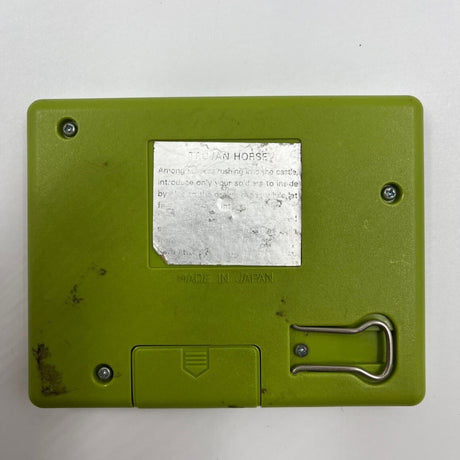 1981 Vintage Gakken LCD Trojan Horse Card Game & Clock