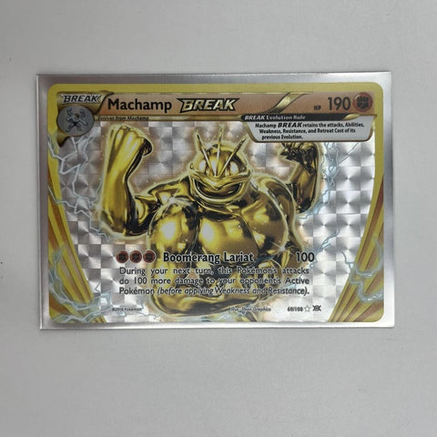 Machamp Break Pokemon Card 60/108 XY Evolutions 17m4