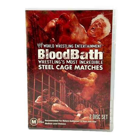 Wwe Bloodbath Most Incredible Steel Cage Matches DVD