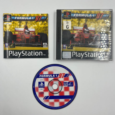 Formula 1 97 PS1 Playstation 1 Game + Manual PAL 17m4