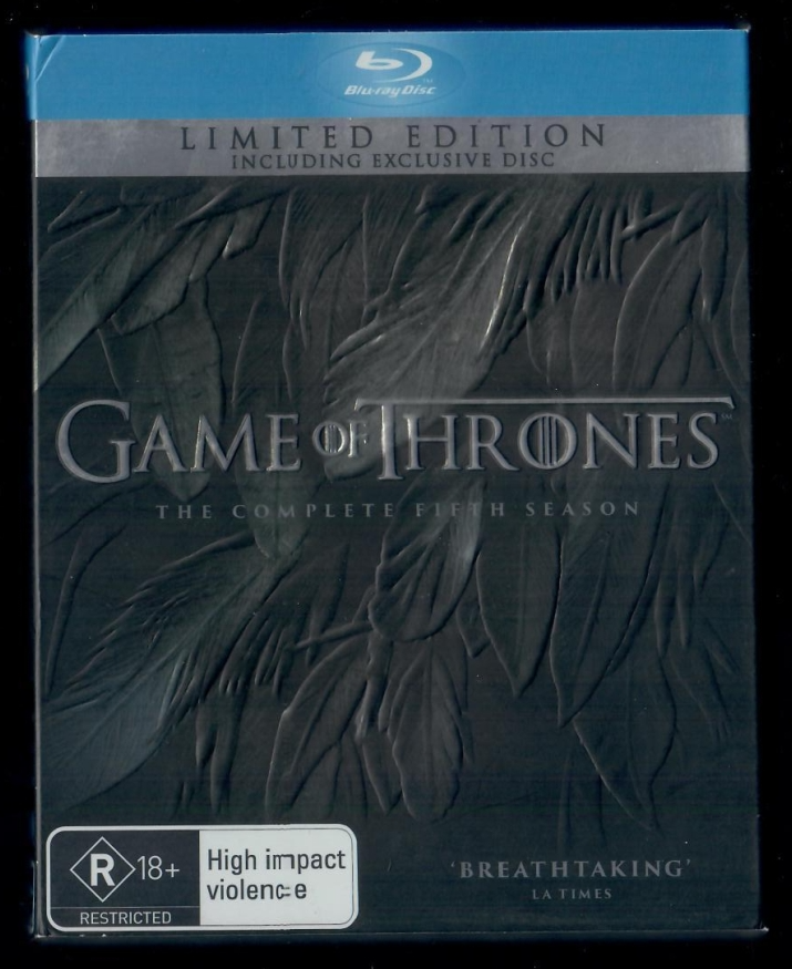 Game Of Thrones Season 5 Limited Edition Blu-ray
