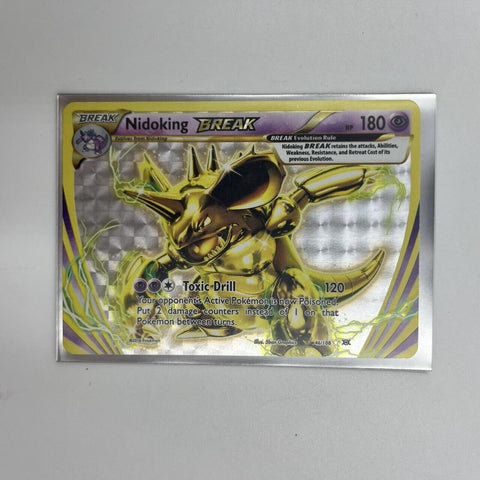 Nidoking Break Pokemon Card 46/108 XY Evolutions 17m4