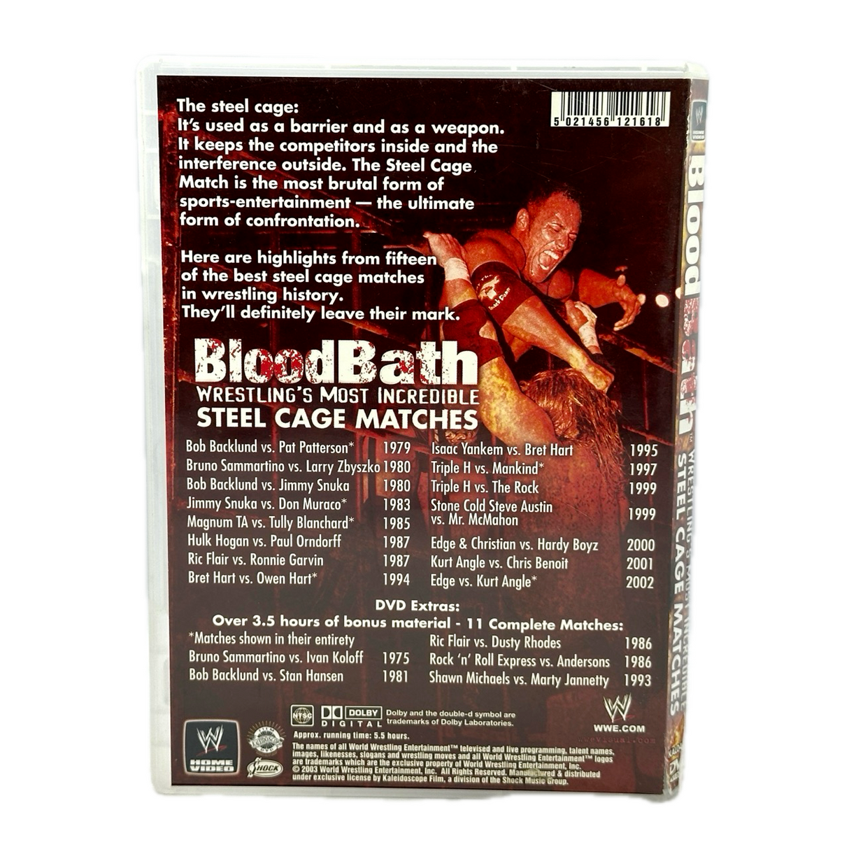 Wwe Bloodbath Most Incredible Steel Cage Matches DVD