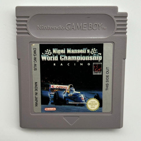 Nigel Mansell's World Championship Nintendo Gameboy Original Game Cartridge 17m4