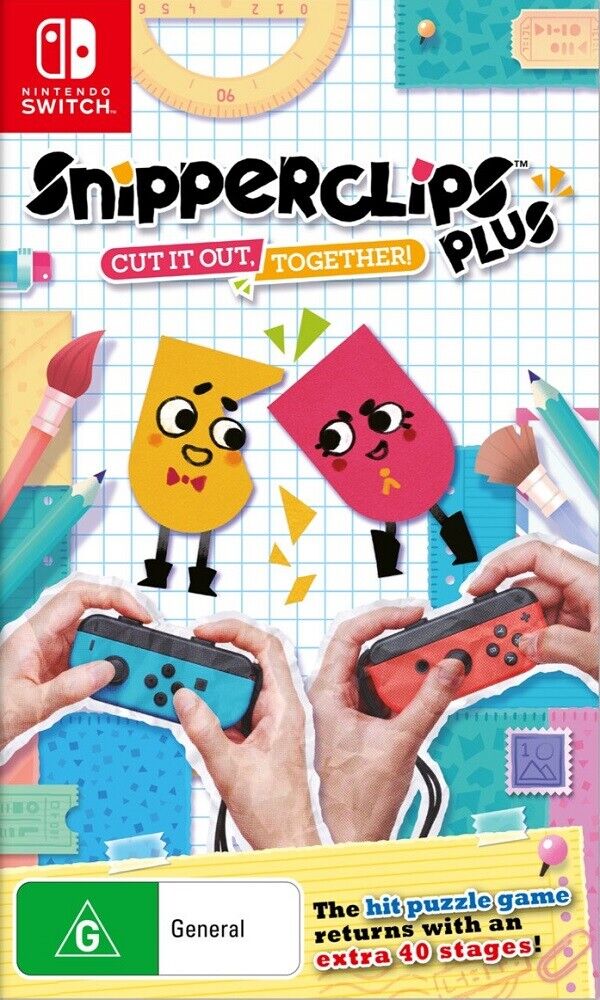 Snipperclips Plus Cut It Out, Together Nintendo Switch Game