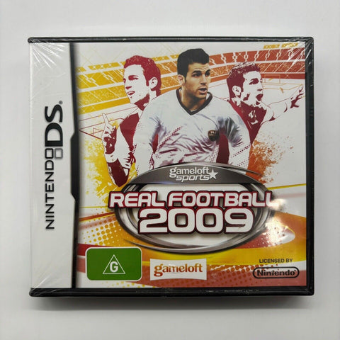 Real Football 2009 Nintendo DS Game Brand New SEALED 17m4