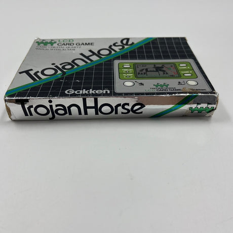 1981 Vintage Gakken LCD Trojan Horse Card Game & Clock