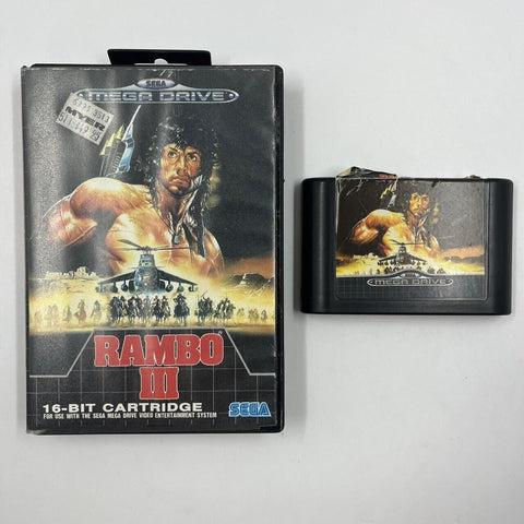 Rambo III 3 Sega Mega Drive Game PAL 17m4