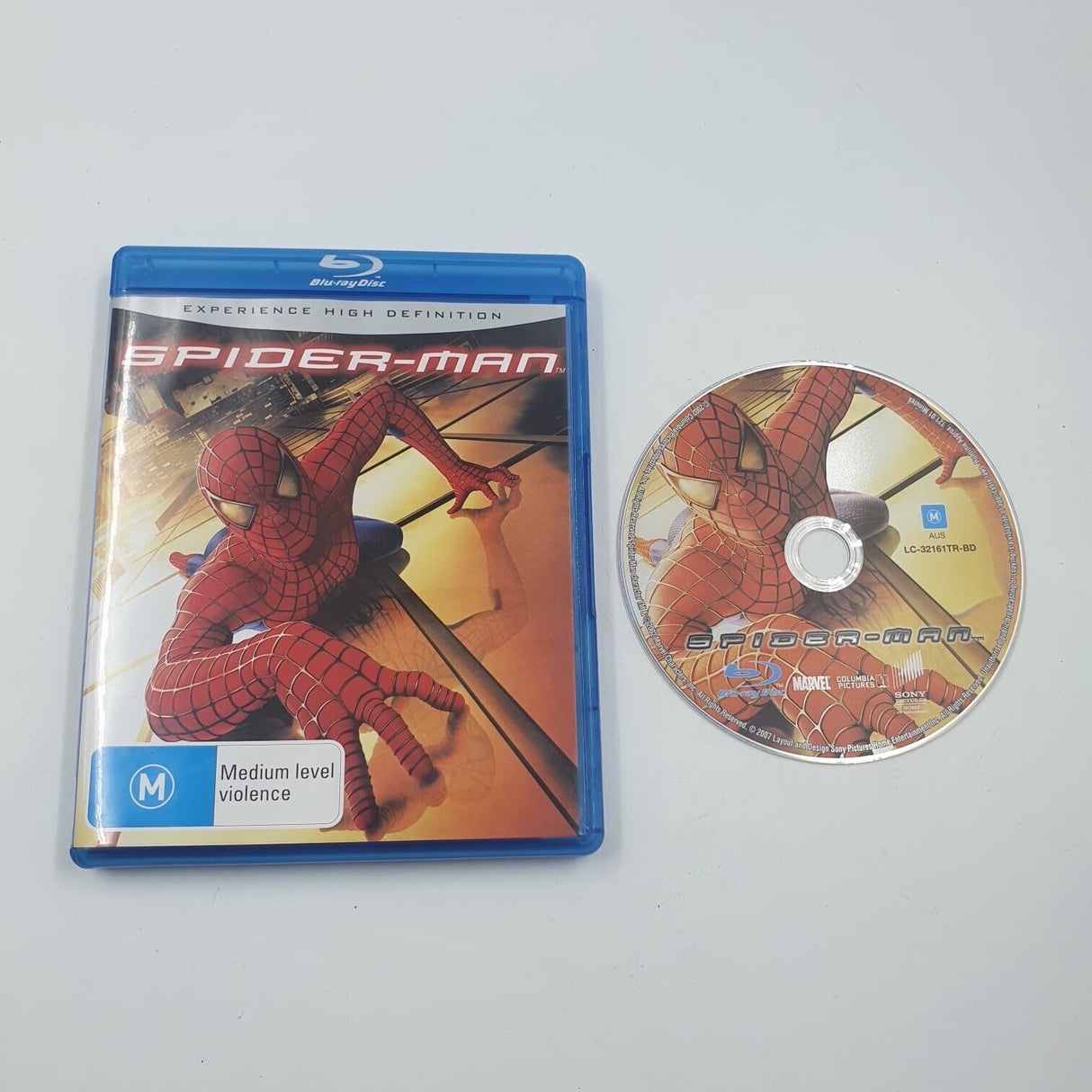 Spider-Man Spiderman Movie Blu-Ray Disc - Trippy Trades 