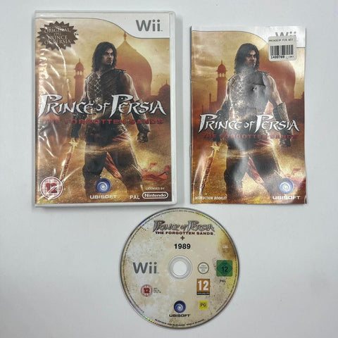Prince Of Persia The Forgotten Sands Nintendo Wii Game + Manual PAL 17m4
