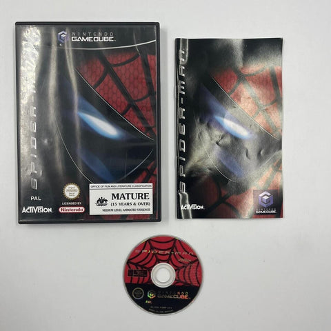 Spider-Man Nintendo Gamecube Game + Manual PAL 17m4