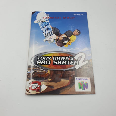 Tony Hawk's Pro Skater 2 Nintendo 64 N64 Game Boxed + Manual PAL