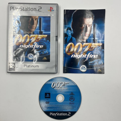 007 James Bond Nightfire PS2 Playstation 2 Game + Manual PAL 17m4