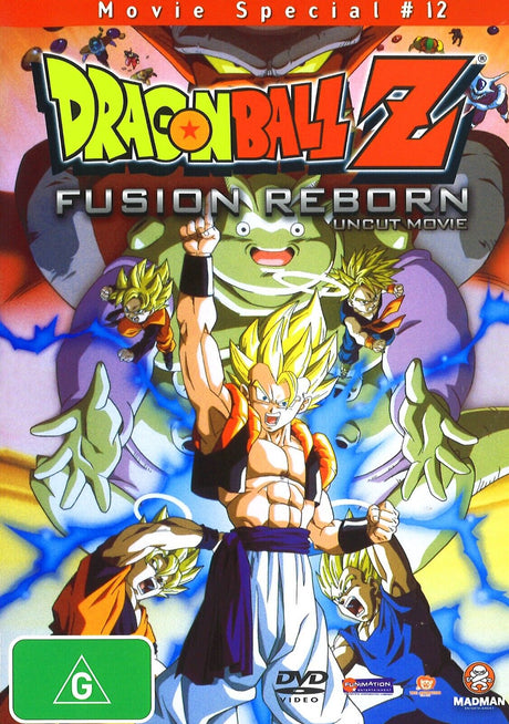 Dragon Ball Z Fusion Reborn Uncut Movie Region 4 DVD