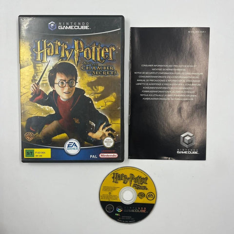 Harry Potter and the Chamber of Secret Nintendo Gamecube Game + Manual PAL 17m4