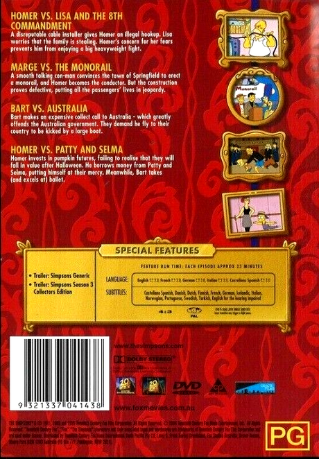 Simpsons Against The World DVD