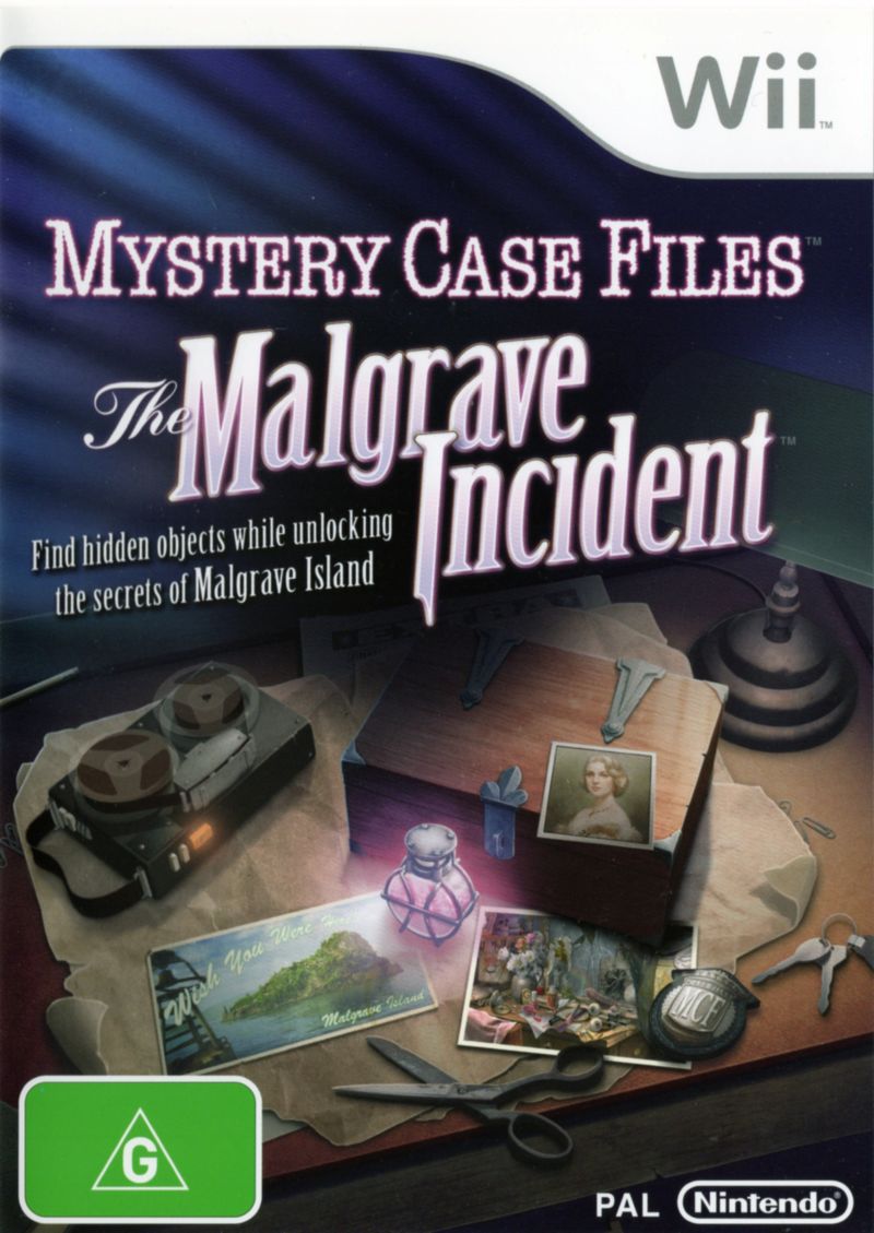 Mystery Case Files: The Malgrave Incident Nintendo Wii Game PAL