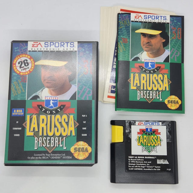 EA Sports Tony La Russa Baseball Sega Mega Drive Game + Manual PAL