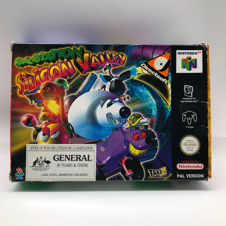 Spacestation Silicon Valley Nintendo 64 N64 Game Boxed Complete PAL