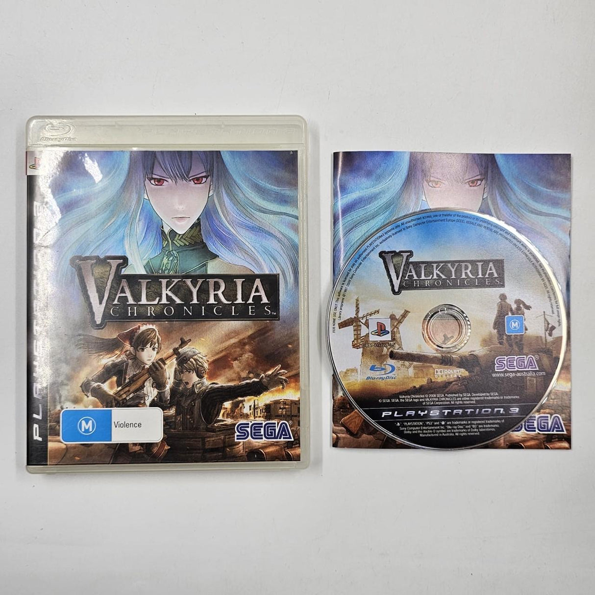 Valkyria Chronicles PS3 Playstation 3 Game + Manual