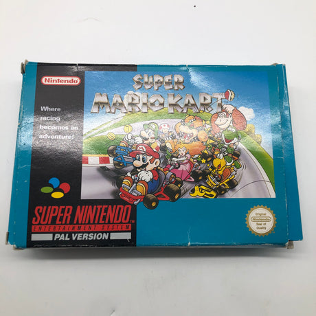 Super Mario Kart Super Nintendo SNES Game Boxed Complete PAL
