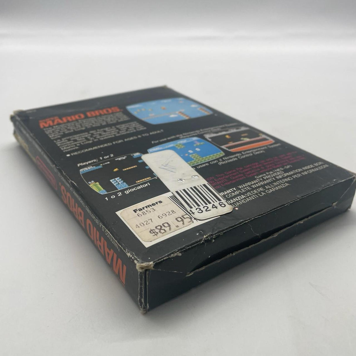 Super Mario Bros Nintendo Entertainment System NES Game Boxed Complete PAL