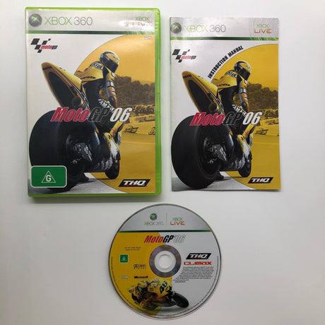 Moto GP 06 Xbox 360 Game + Manual PAL