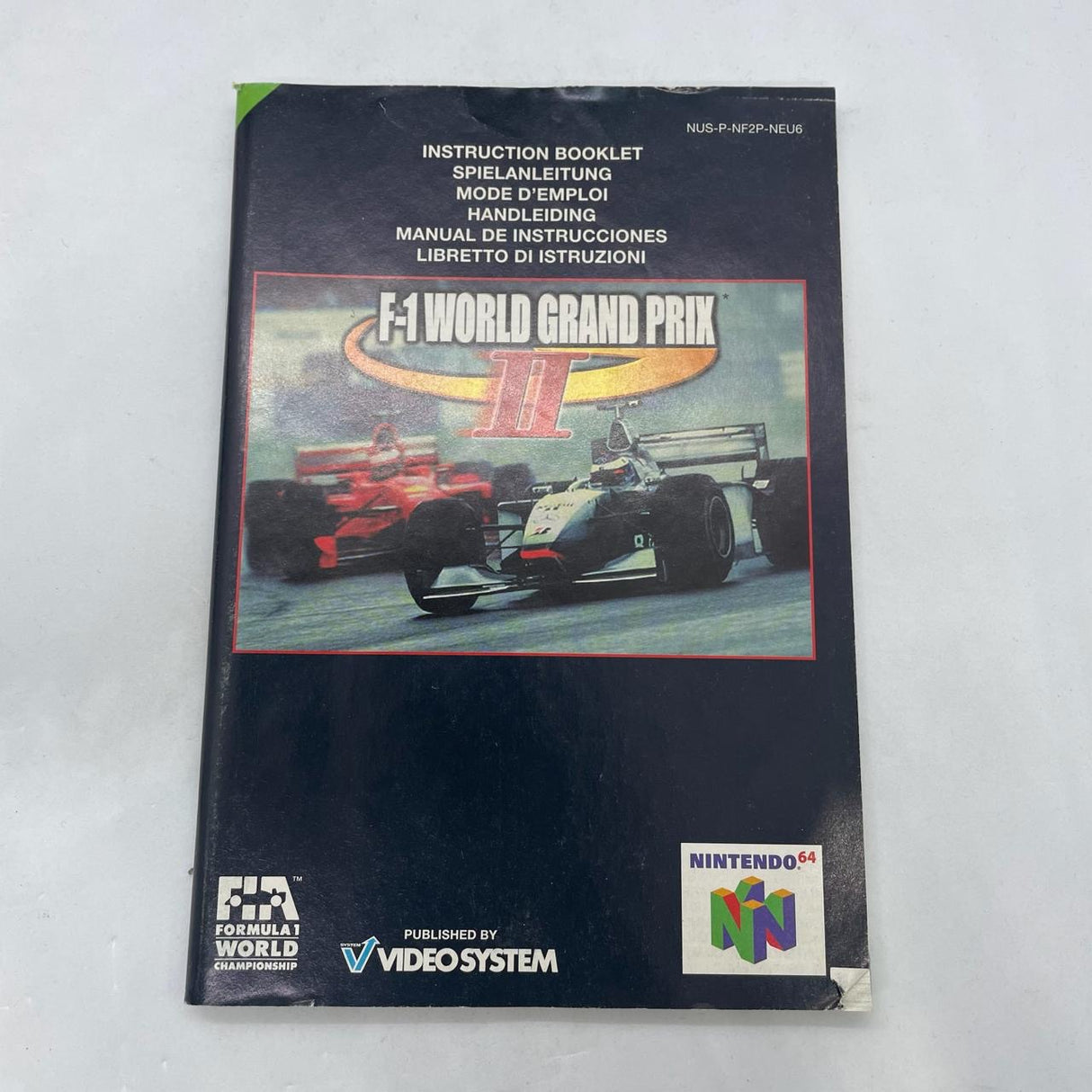 F-1 World Grand Prix Nintendo 64 N64 Game Boxed Complete PAL