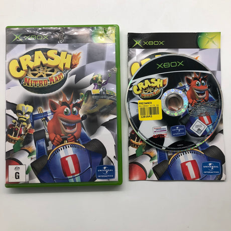 Crash Nitro Kart Xbox Original Game + Manual PAL