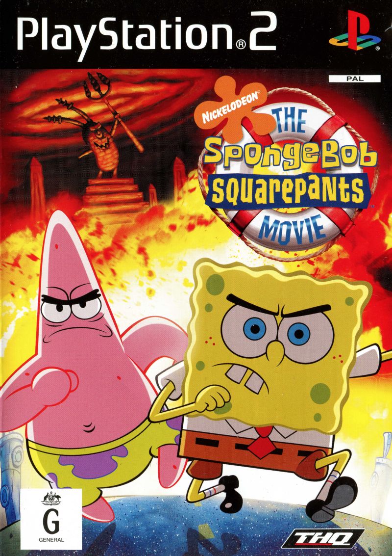 The SpongeBob SquarePants Movie Playstation 2 PS2 Game PAL