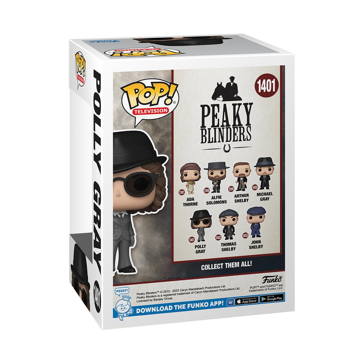Peaky Blinders Polly Gray #1401 Pop Vinyl Figure