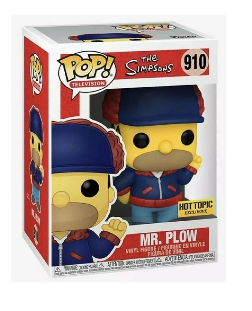 The Simpsons Homer Mr Plow #910 Pop Vinyl Figure