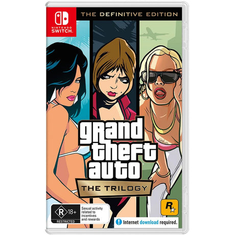 Grand Theft Auto The Trilogy The Definitive Edition GTA Nintendo Switch Game