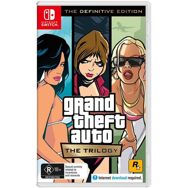 Grand Theft Auto The Trilogy The Definitive Edition GTA Nintendo Switch Game