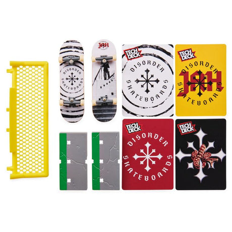 Tech Deck Vs Series Disorder Skateboards Fingerboard, Obstacle and Challenge Card Set