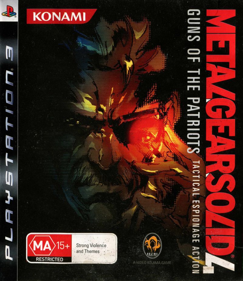 Metal Gear Solid 4: Guns of the Patriots Playstation 3 PS3 Game PAL